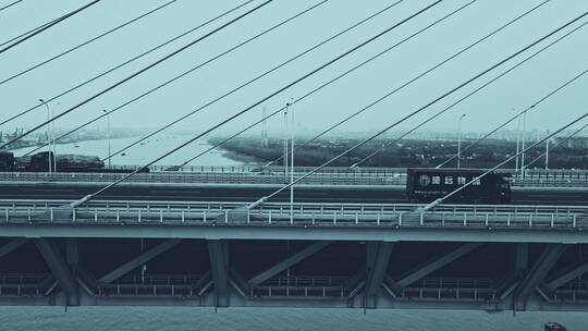 闵浦大桥航拍