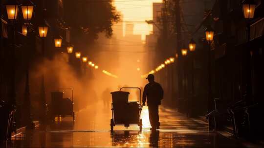 五一劳动节各行各业的奋斗人民视频