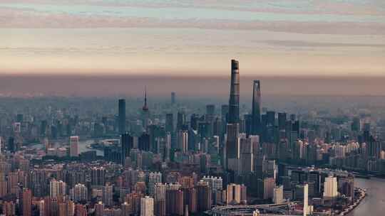 上海天际线8K航拍