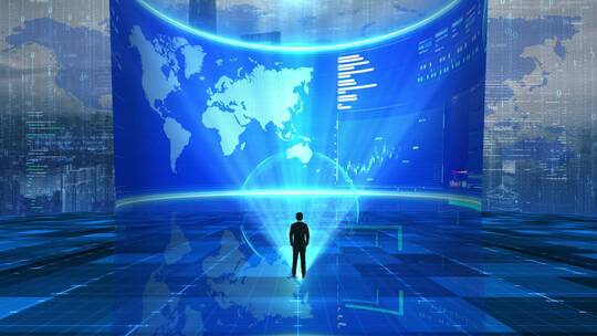 全息科技屏幕投影ae模板