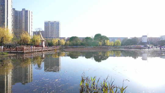 武汉洪山区关山荷兰风情园风景