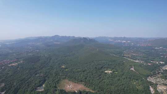 祖国大好河山山东青州云门山5A景区航拍