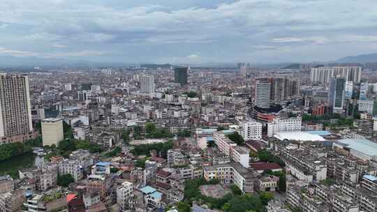 城市居民房屋建筑航拍