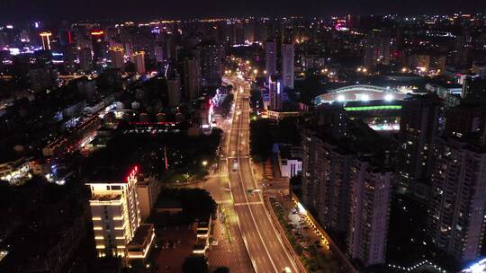 赣南高架路夜景