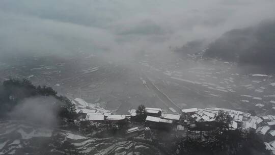 西江千户苗寨雪景