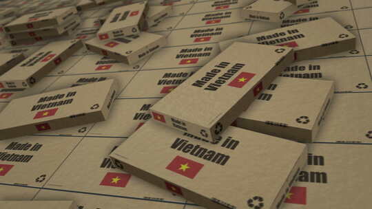 越南制造盒装生产可循环无缝