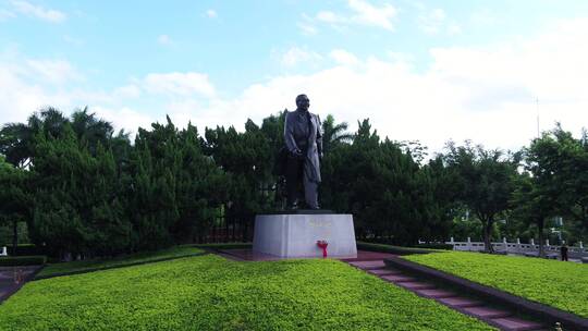 深圳航拍福田莲花山公园