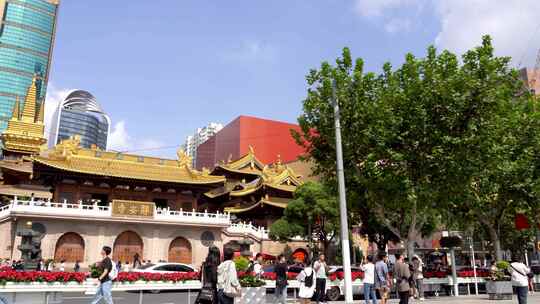 静安寺 人流 景点 十一 国庆