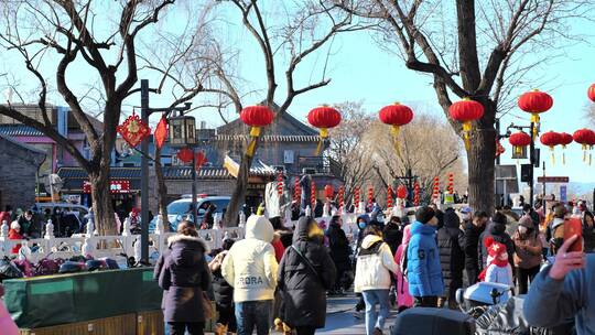 北京春节游客