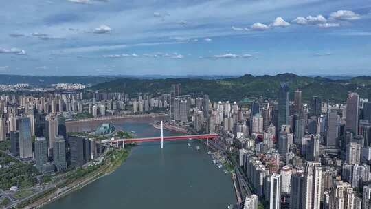 重庆城市地标建筑航拍