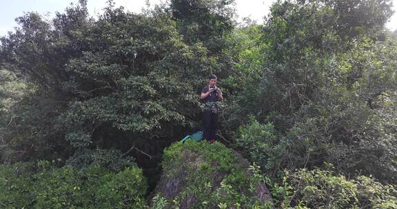 香港西贡区咸田湾航拍