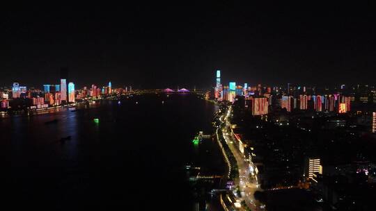 航拍武汉城市宣传片地标建筑