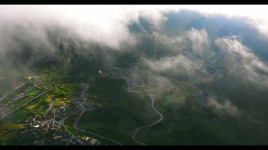 山川云雾 高山 森林植被视频素材模板下载