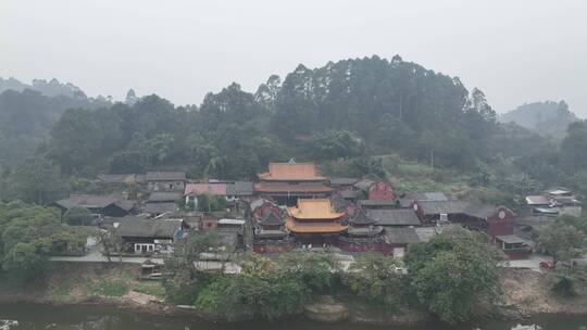 乐山五通桥-慈恩寺-河边 左到右