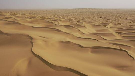 一个人在沙漠中行走