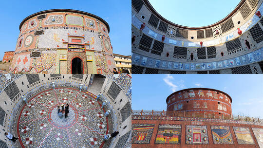 江西省景德镇瓷宫高清在线视频素材下载