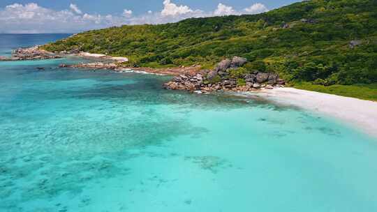 海滩，热带度假村，海岸，岩石