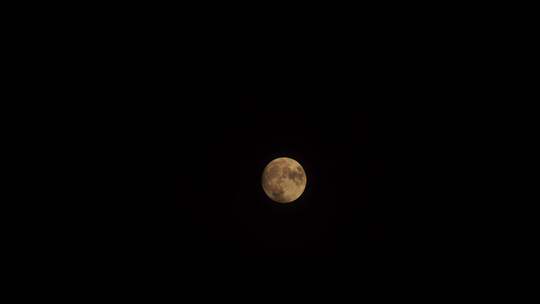 月亮延时中秋节月亮实拍视频夜晚