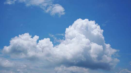 蓝天白云延时天空云朵变化唯美风景云卷云舒