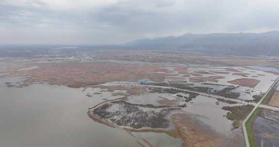 哈素海景区航拍