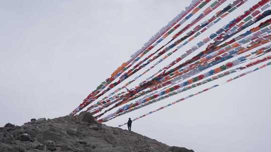 经幡祈祷旗西藏挂经幡祈祷旗合集