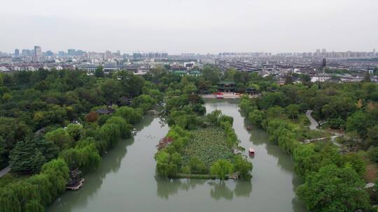 4k 航拍江苏泰州城市风光