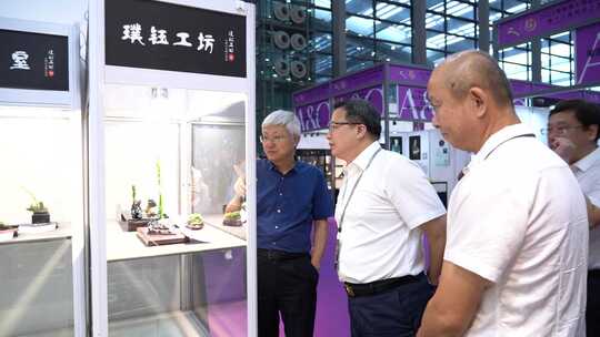 工艺 艺术展 文博会 展览 会展中心视频素材模板下载