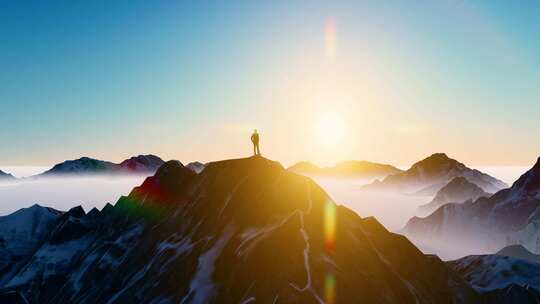 励志 攀登 展望未来