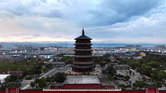 黑神话悟空山西应县木塔拍摄