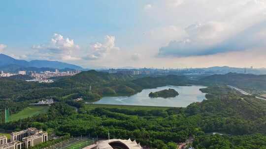 4K 龙岗龙口水库大运公园