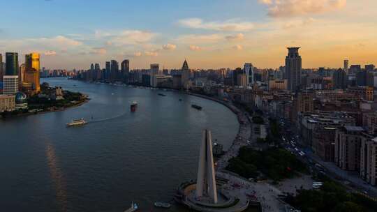 超级震撼大气上海城市延时拍摄视频