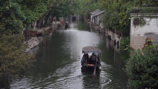 浙江湖州南浔古镇江南水乡风景