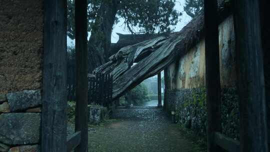 丽水景宁云中大漈时思寺航拍