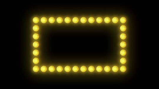 4k大屏幕黄色灯光闪烁动态VJ循环背景素材1