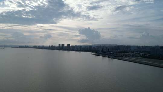 广东汕头城市建设汕头大景航拍