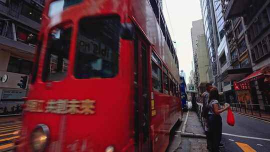 【正版素材】香港城市街道