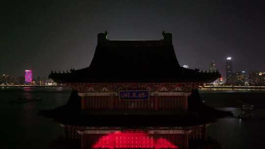 江西南昌滕王阁夜景灯光秀