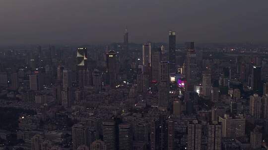 中国江苏南京城市夜景