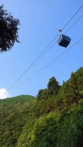 湖南郴州莽山五指峰景区索道缆车