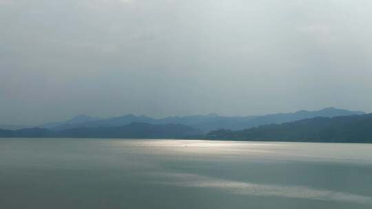 航拍湖南洪江清江湖风景区