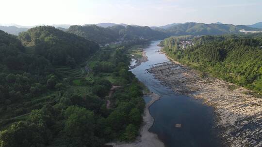 航拍祖国青山绿水大好河山