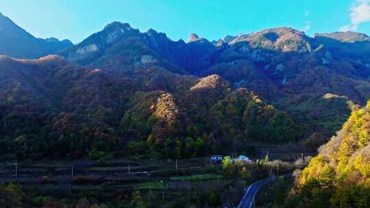 秦岭秋景