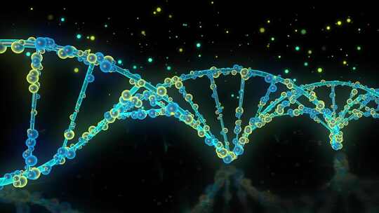 动画效果DNA生物技术细胞分子