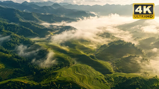 翠华山丹霞山武夷山唯美山脉视频素材3