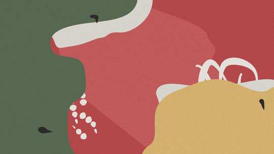 柔和抽象彩色动画背景