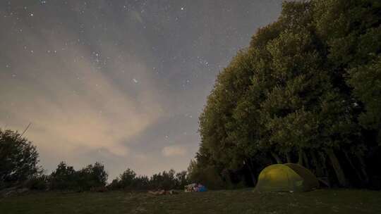 星夜的时光流逝