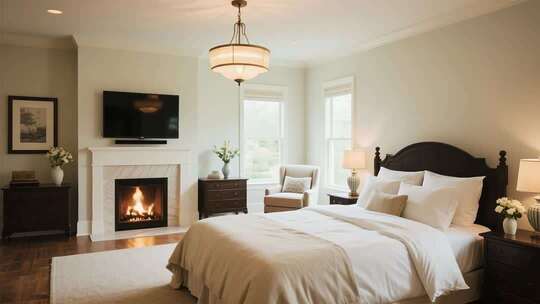 温馨卧室室内装修素材