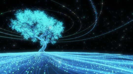 粒子树2025AE合成文件+C4d源文件