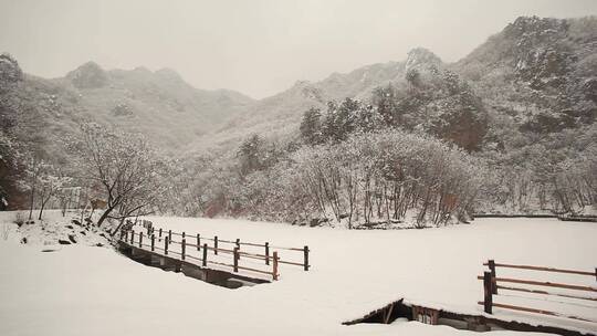 冬季北方冰雪风景