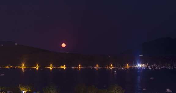 城市唯美夜景风景实拍素材4K宽屏